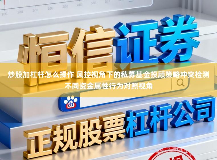炒股加杠杆怎么操作 风控视角下的私募基金投顾策略冲突检测不同资金属性行为对照视角