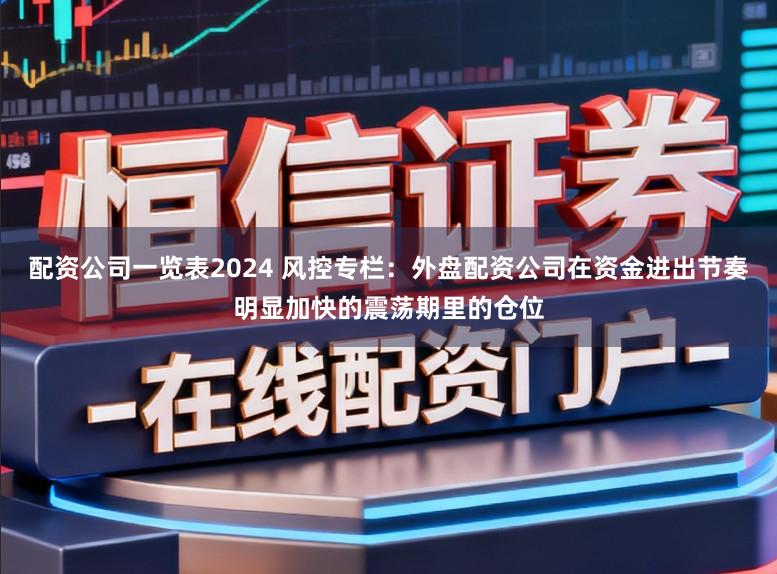 配资公司一览表2024 风控专栏：外盘配资公司在资金进出节奏明显加快的震荡期里的仓位